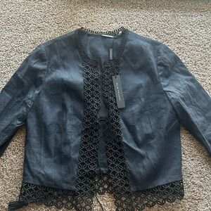 Elie Tahari linen jacket
